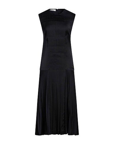 CEDRIC CHARLIER Midi dress Black 100% Cupro
