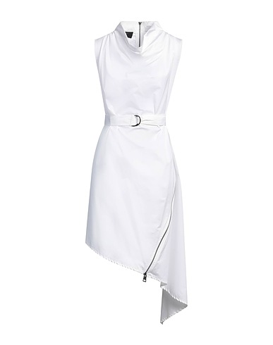LA HAINE INSIDE US Midi dress White 100% Cotton