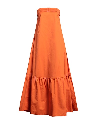 KAOS Long dress Orange 100% Cotton