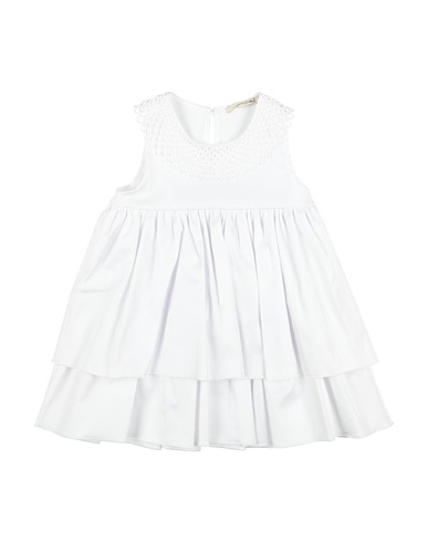 @MADILLY Vestito Baby  Bianco 73% Cotone, 20% Poliestere, 7% Elastan