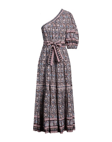 SEA Long dress Dark brown 100% Cotton