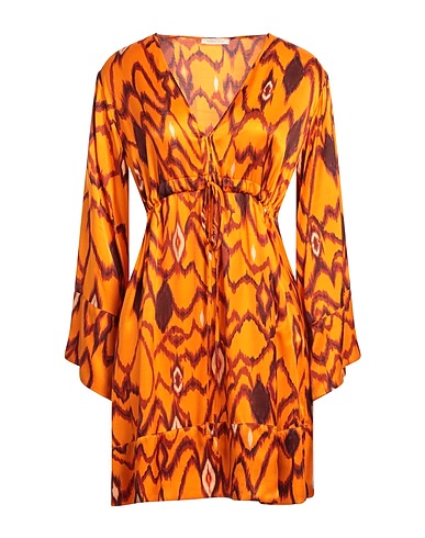 HANAMI D'OR Short dress Mandarin 75% Viscose, 25% Silk