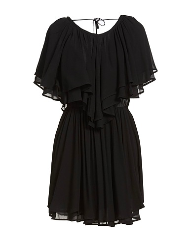 DONDUP Robe courte Noir 100% Viscose