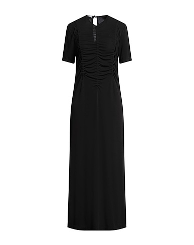 MAISON LAVINIATURRA Vestito lungo Nero 95% Viscosa, 5% Elastan