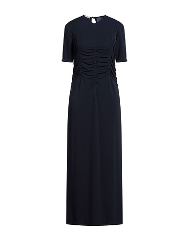 MAISON LAVINIATURRA Vestito lungo Blu notte 95% Viscosa, 5% Elastan