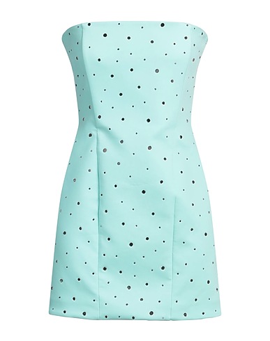 GIUSEPPE DI MORABITO Sheath dress Turquoise 61% Cotton, 36% Polyamide, 3% Elastane