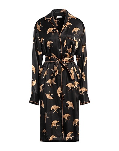 DRIES VAN NOTEN Midi dress Black 100% Silk
