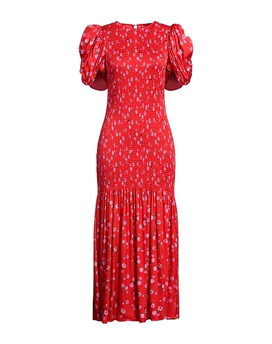 ROTATE BIRGER CHRISTENSEN Midi dress Red 100% Viscose