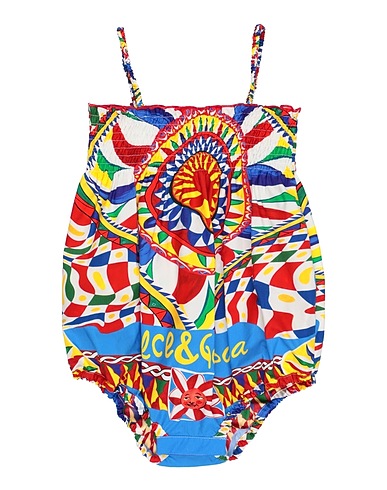 DOLCE&GABBANA Strampelanzug Rot 100% Baumwolle