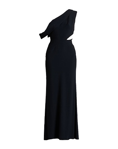 MCQUEEN Long dress Black 52% Viscose, 48% Acetate