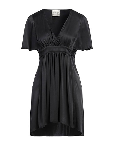 FORTE_FORTE Short dress Black 100% Silk