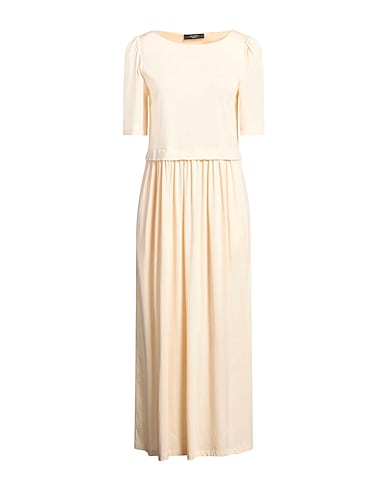 WEEKEND MAX MARA Langes Kleid Beige 100% Baumwolle