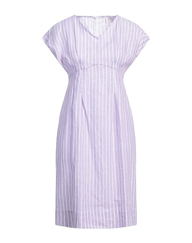 MERCI ITALIA Short dress Lilac 60% Viscose, 40% Linen