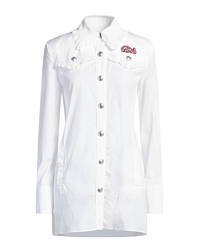 ALESSANDRA RICH Shirt dress 100% Cotton, Polyamide