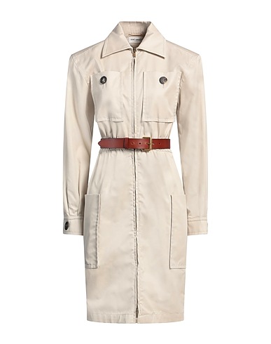 SAINT LAURENT Midi dress Beige 100% Cotton