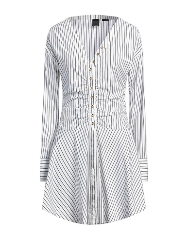PINKO Short dress White 68% Cotton, 29% Polyamide, 3% Elastane