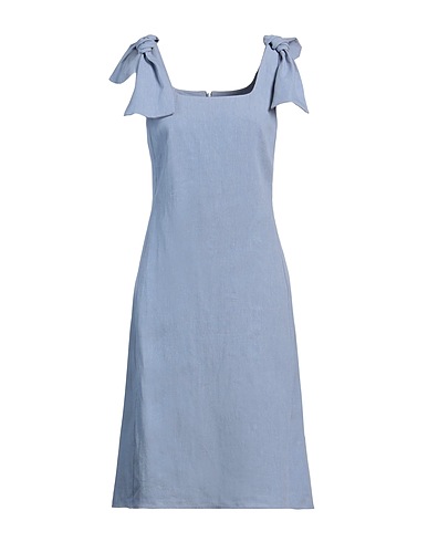 CHLOÉ Elegant dress Sky blue 100% Linen