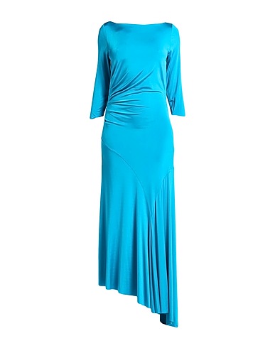 CHIARA BONI LA PETITE ROBE Langes Kleid Tūrkis 98% Viskose, 2% Elastan
