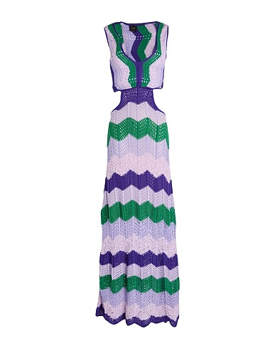 PINKO Robe longue Mauve 97% Polyamide, 3% Fibre métallique, Coton, Polyester, Viscose