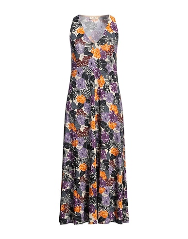 SIYU Midi dress Purple 95% Viscose, 5% Elastane