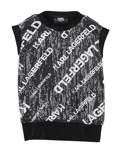 KARL LAGERFELD Vestido para bebé  Black 100% Viscose, Polyester