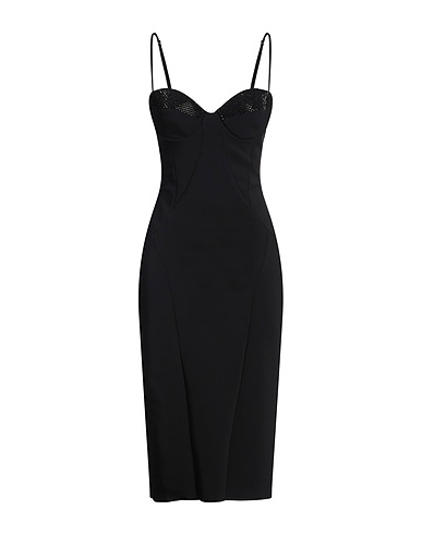 CHIARA BONI LA PETITE ROBE Midi dress Black 72% Polyamide, 28% Elastane