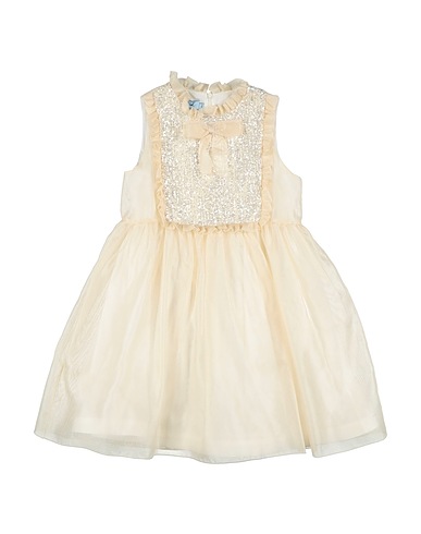 MIMISOL Dress Ivory 61% Silk, 39% Polyester, Nylon, Elastane