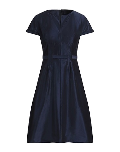 ASPESI Short dress Navy 71% Cotton, 29% Silk