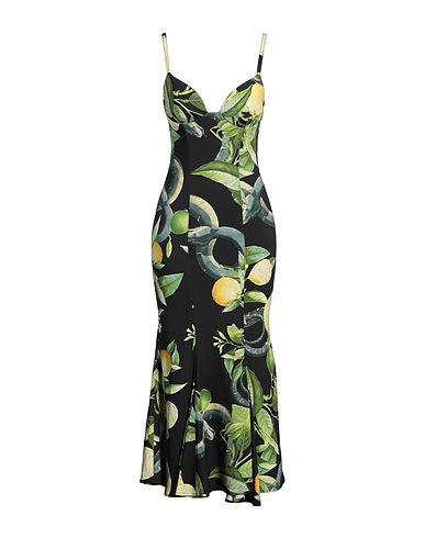 ROBERTO CAVALLI Long dress Black 96% Viscose, 4% Elastane