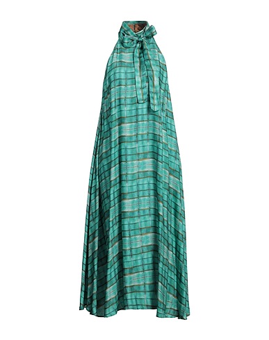 MERCI ITALIA Vestido largo Verde 100% Viscosa