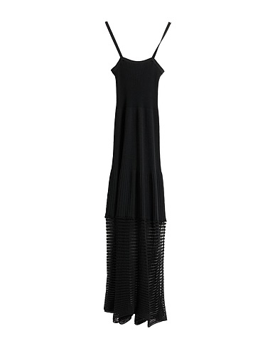 SUOLI Vestito lungo Nero 100% Cotone