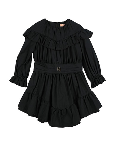 ELISABETTA FRANCHI Kleid Schwarz 100% Baumwolle