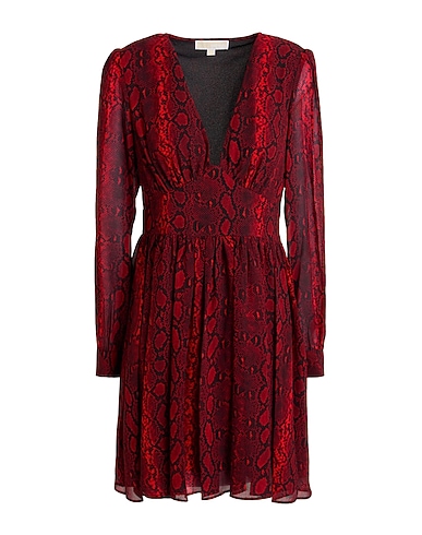 MICHAEL MICHAEL KORS Vestito corto Rosso 55% Poliestere riciclato, 45% Poliestere