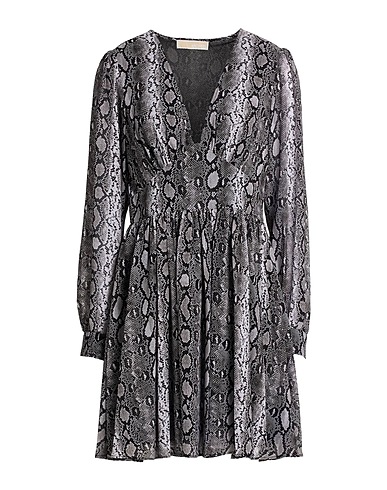 MICHAEL MICHAEL KORS Short dress Grey 55% Recycled polyester, 45% Polyester