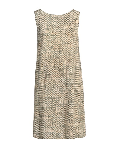 CARACTÈRE Short dress Sand 91% Viscose, 9% Elastane