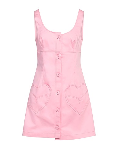 MOSCHINO JEANS Sheath dress Pink 97% Cotton, 3% Elastane