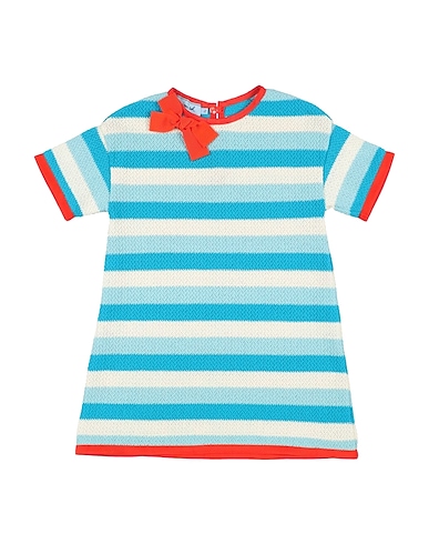 MIMISOL Dress Turquoise 87% Cotton, 13% Polyester