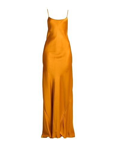 VICTORIA BECKHAM Long dress Marigold 73% Acetate, 27% Viscose