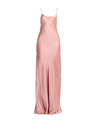 VICTORIA BECKHAM Long dress Antique rose 73% Acetate, 27% Viscose
