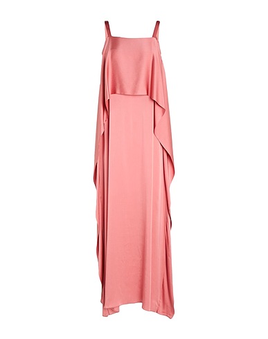 ANTONELLI Long dress Antique rose 78% Acetate, 22% Silk
