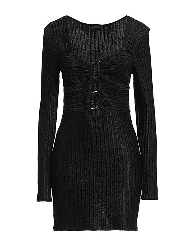 TOM FORD Sheath dress Black 55% Cotton, 32% Virgin Wool, 13% Polyester