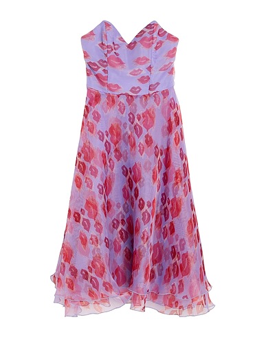 ELISABETTA FRANCHI Midi dress Lilac 100% Polyester, Polyamide