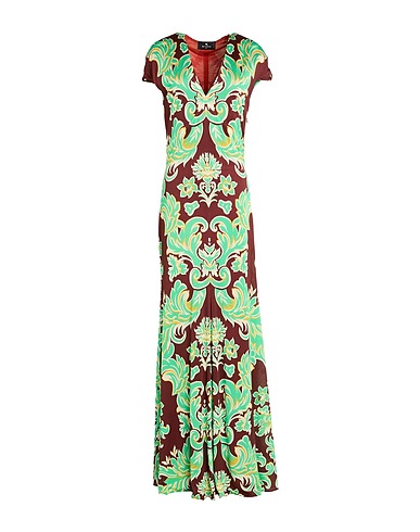 ETRO Vestido de ceremonia Marrón 100% Viscosa