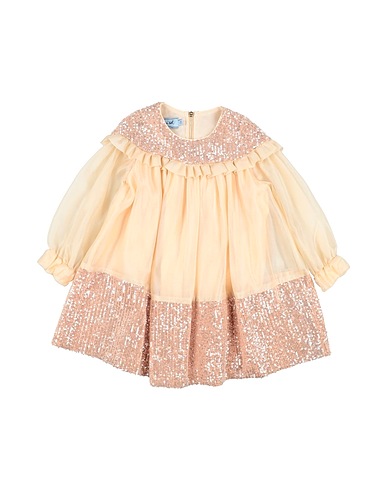 MIMISOL Vestito Baby  Beige 61% Seta, 39% Poliestere, Nylon, Elastan