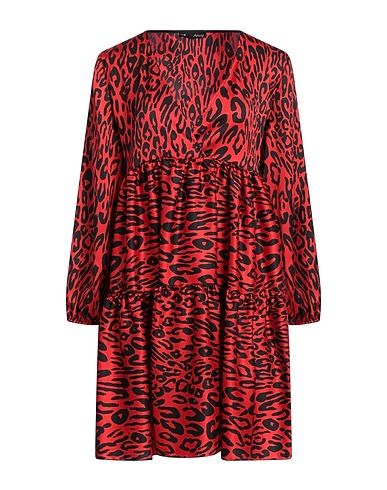 AMNÈ Short dress Red 100% Polyester