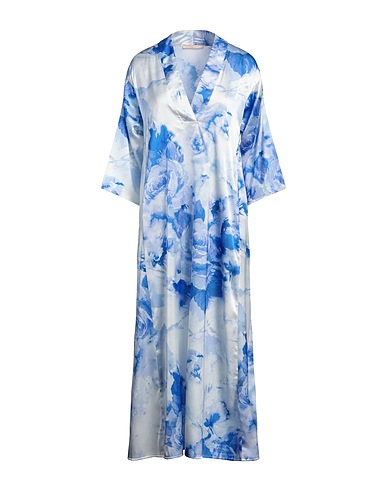 ERMANNO GALLAMINI Vestito lungo Blu 80% Poliestere, 20% Seta