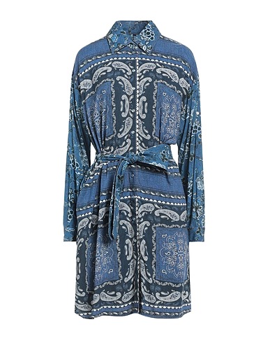 LIU •JO Shirt dress Blue 100% Viscose