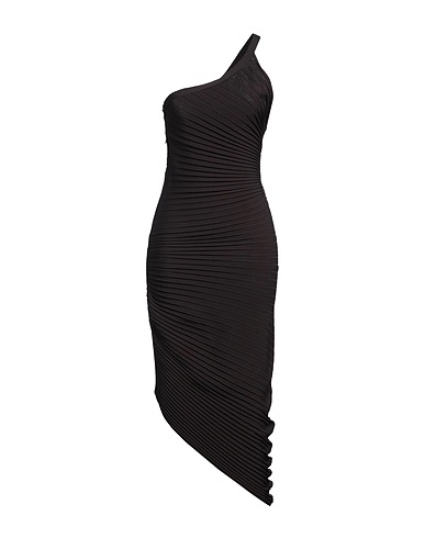 PHILOSOPHY di LORENZO SERAFINI Midi dress Chocolate brown 65% Viscose, 35% Polyamide