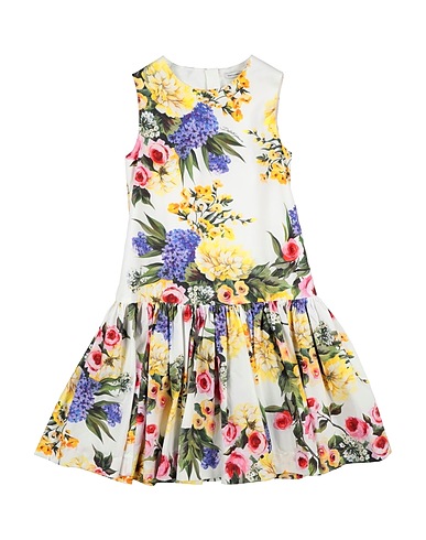 DOLCE&GABBANA Kleid Weiß 100% Baumwolle