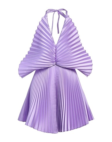 SIMONA CORSELLINI Pleated dress Mauve 100% Polyester